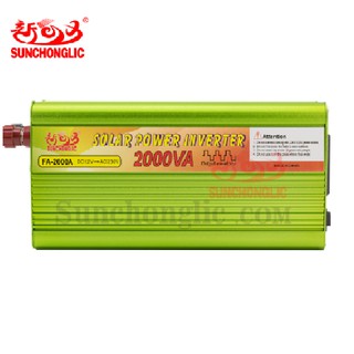 Bộ đổi điện 2000w 12v sang 220v - sunchonglic - fa-2000a