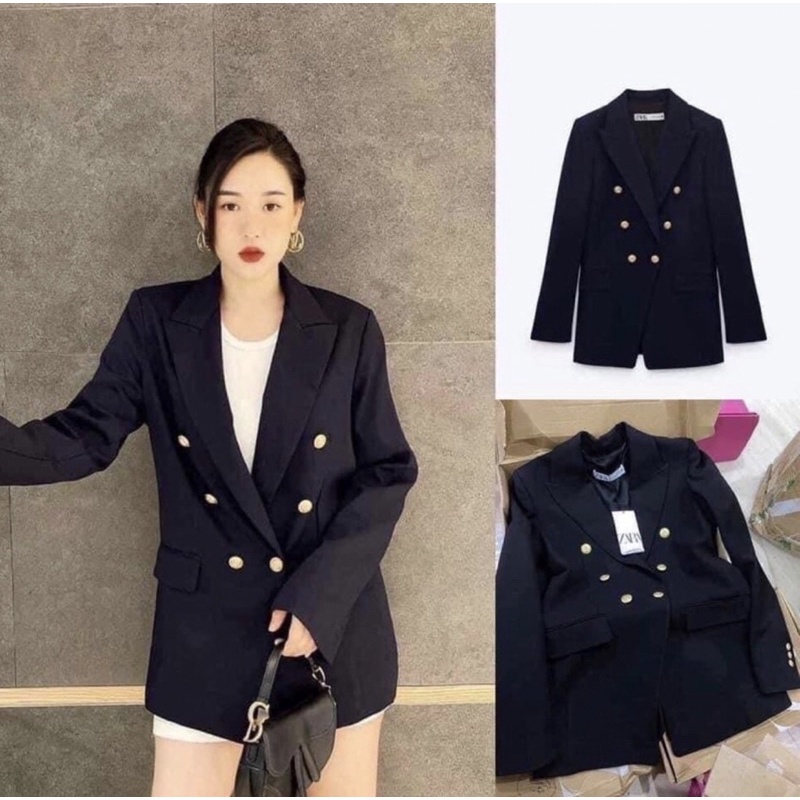 Áo vest cúc đồng siêu xinh