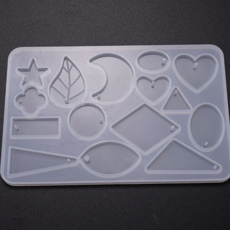 Set 5 Khuôn Silicone Làm Mặt Trang Sức Chuyên Dụng