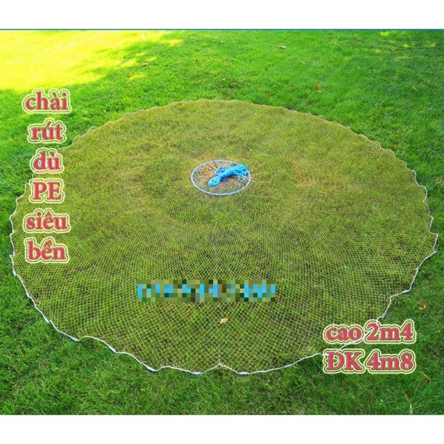 Chài đĩa bay sợi bằng dù hàng loại 1 bung rộng 6m hàng thái lan nhập khẩu y hình giá rẻ siêu nhậy