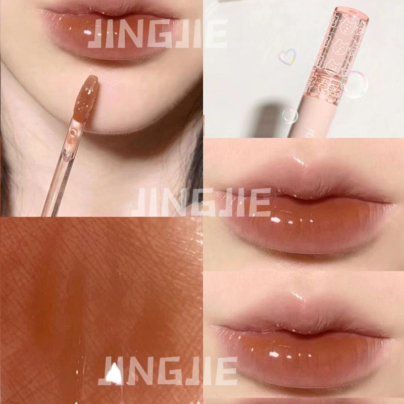 Son Bóng Cappuvini Bong Bóng Nước Chiếu Hiệu Ứng Gương Màu Trà Sữa Nhạt