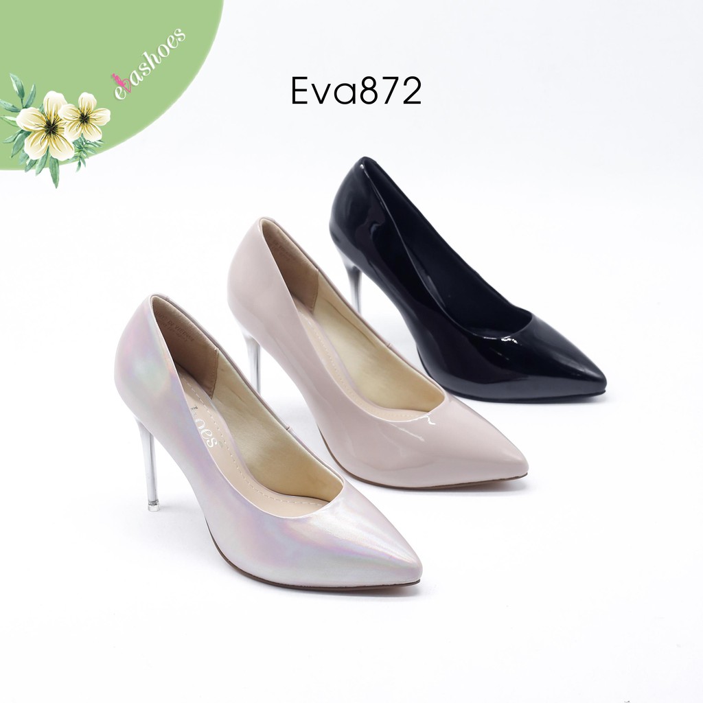 Giày Cao Gót Nữ Da Bóng Đế 9cm Evashoes - EVA872