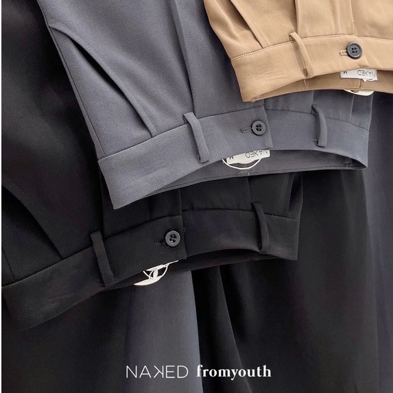Quần suông ống rộng Naked By V -  Basic Trousers
