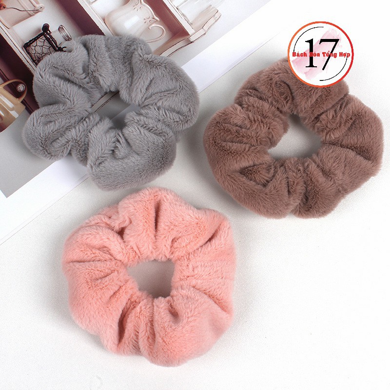 Dây cột tóc nhung Scrunchies, dây buộc tóc sang chảnh và mềm mại cho phái nữ