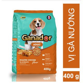 Ganador Adult ❤️Thức ăn cho chó trưởng thành vị gà nướng 400g