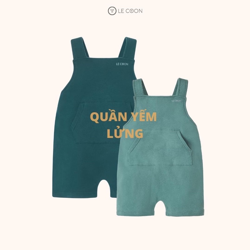 Le coon LC0551Quần yếm lửng cho bé Le coon