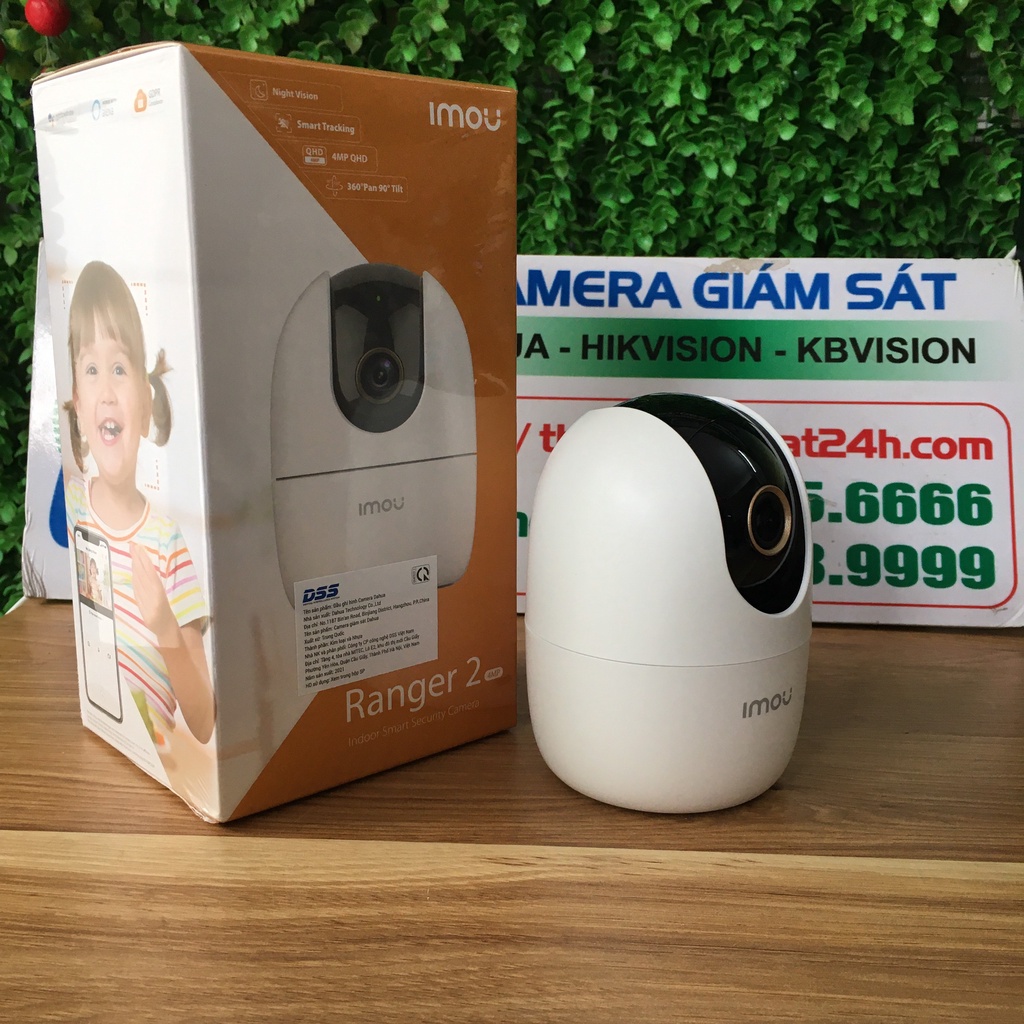 Camera WiFi A42P-B Imou 4MP quay quét thông minh 360 độ chính hãng bảo hành 24 tháng