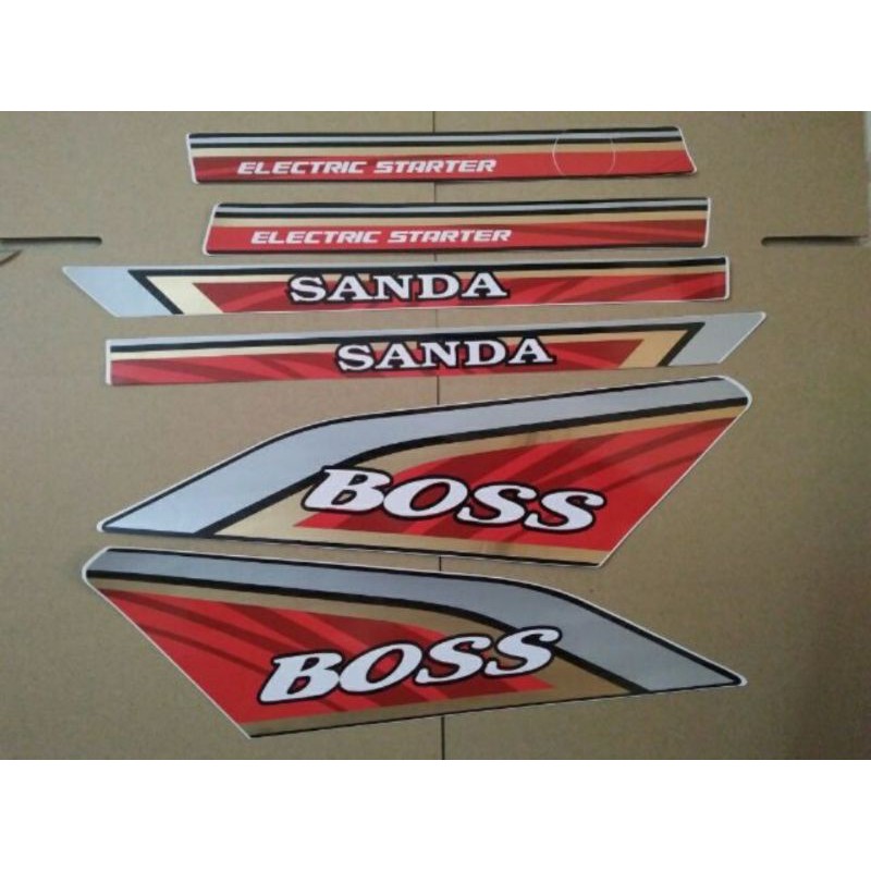 Bộ tem dán xe Dream Boss sanda