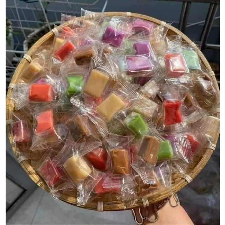kẹo dừa mix vị ít ngọt