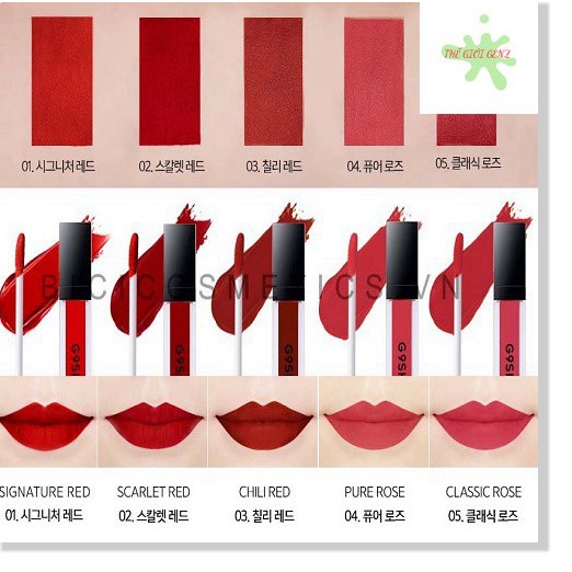 [Hợp đồng Mã GG] [Chính Hãng + Free Ship] Son Kem Lì Cực Lâu Trôi G9Skin First Lip Matte