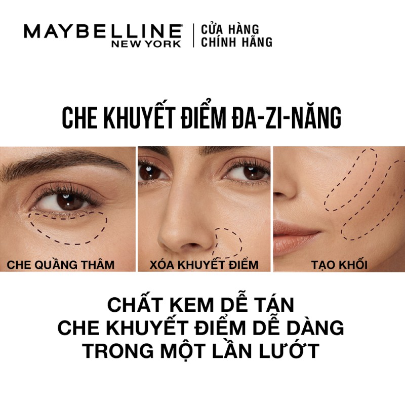 [Bộ trang điểm] Kem lót mịn da Baby Skin Primer 22ml  + Bút cushion Instant Age Rewind 6ml Maybelline New York | BigBuy360 - bigbuy360.vn