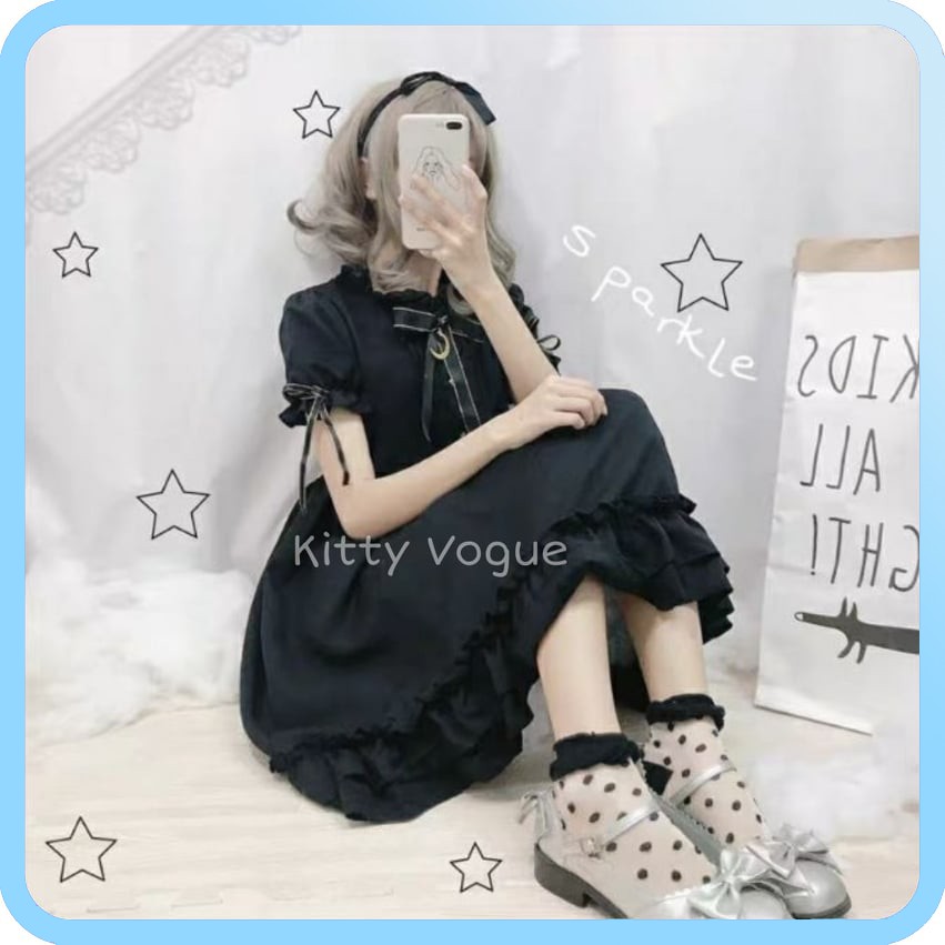 [ORDER] ĐẦM/VÁY NGẮN TAY PHONG CÁCH GOTHIC LOLITA