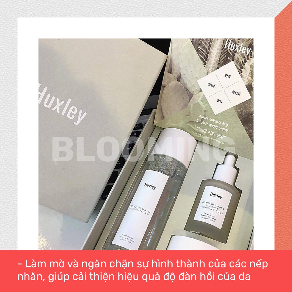 Bộ 3 Huxley Antioxidant Trio dưỡng ẩm, phục hồi, chống lão hoá cho da cao cấp