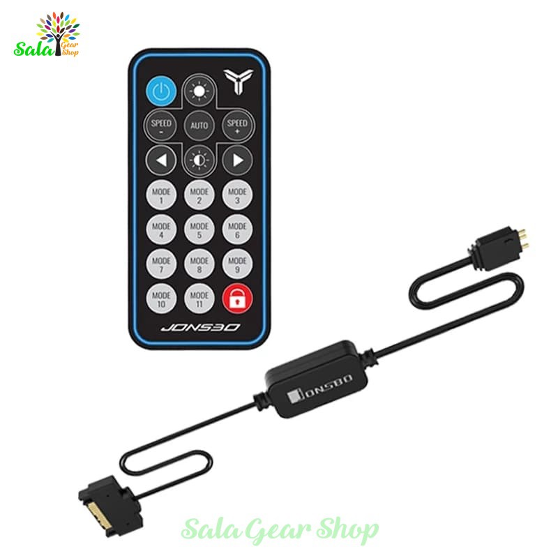 Bộ Điều Khiển LED Jonsbo ARGB, Kèm Remote