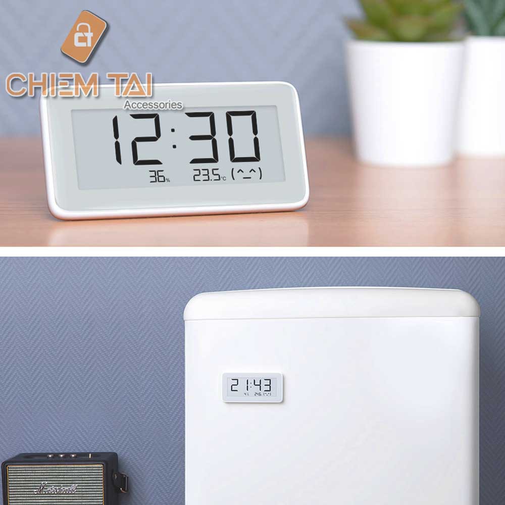 Đồng hồ tích hợp nhiệt độ và độ ẩm Mijia Smart Digital Clock Pro.