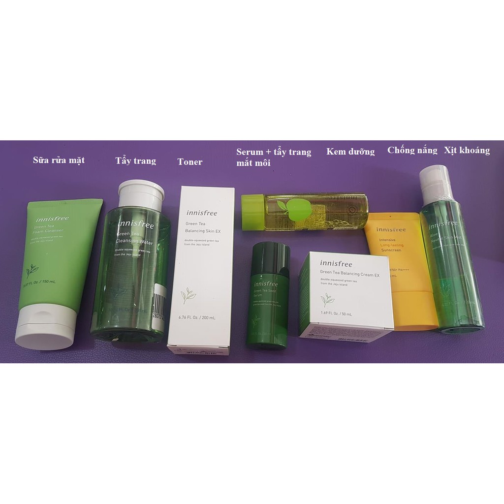 QUÀ 20.10 - FULL bộ skincare của INNISFREE từ A-Z HÀNG CHÍNH HÃNG