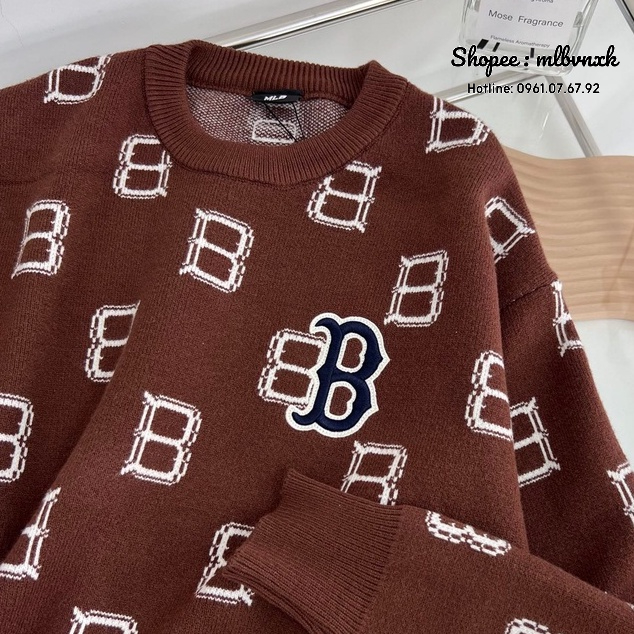 ẢNH THẬT / TQXK - Áo Len MLB Monogram - HÀNG XUẤT DƯ FULLTAG