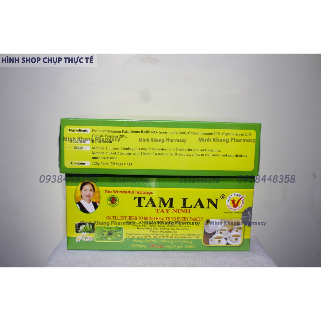 Trà Tâm Lan Túi Lọc 30 túi x 4g giá tốt [ĐỔI TRẢ]