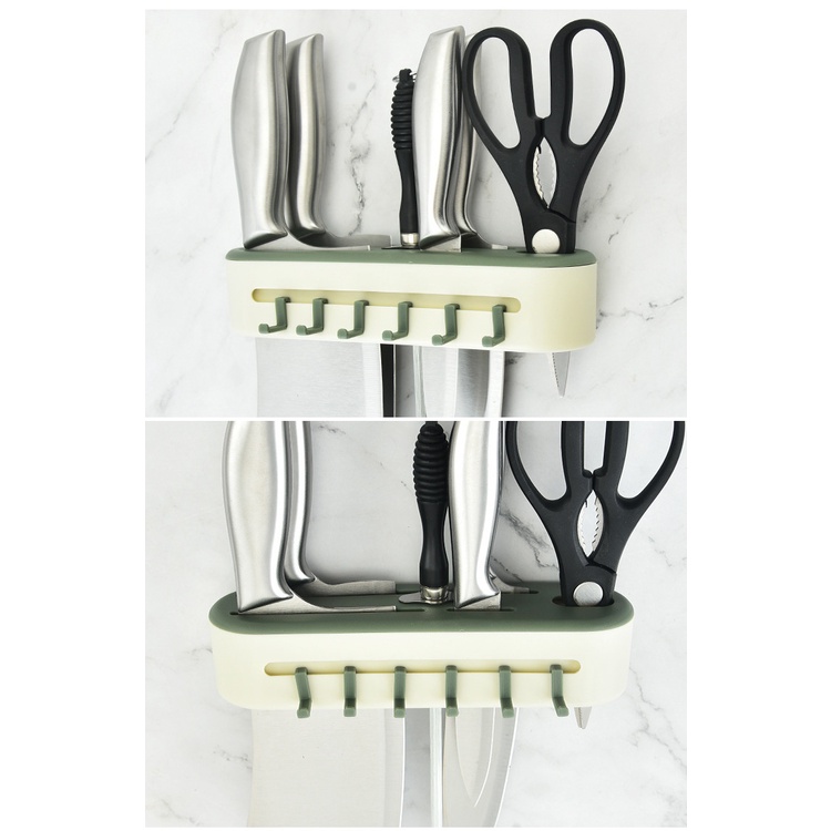 Móc Treo Dao Gắn Tường Không Cần Đục Lỗ Đa Năng Tiện Dụng Cho Nhà Bếp