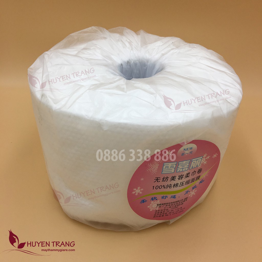 Cuộn Giấy Rửa Mặt Tẩy Trang Chuyên Dùng Trong Spa Thẩm Mỹ Viện Huyền Trang NANOCEE