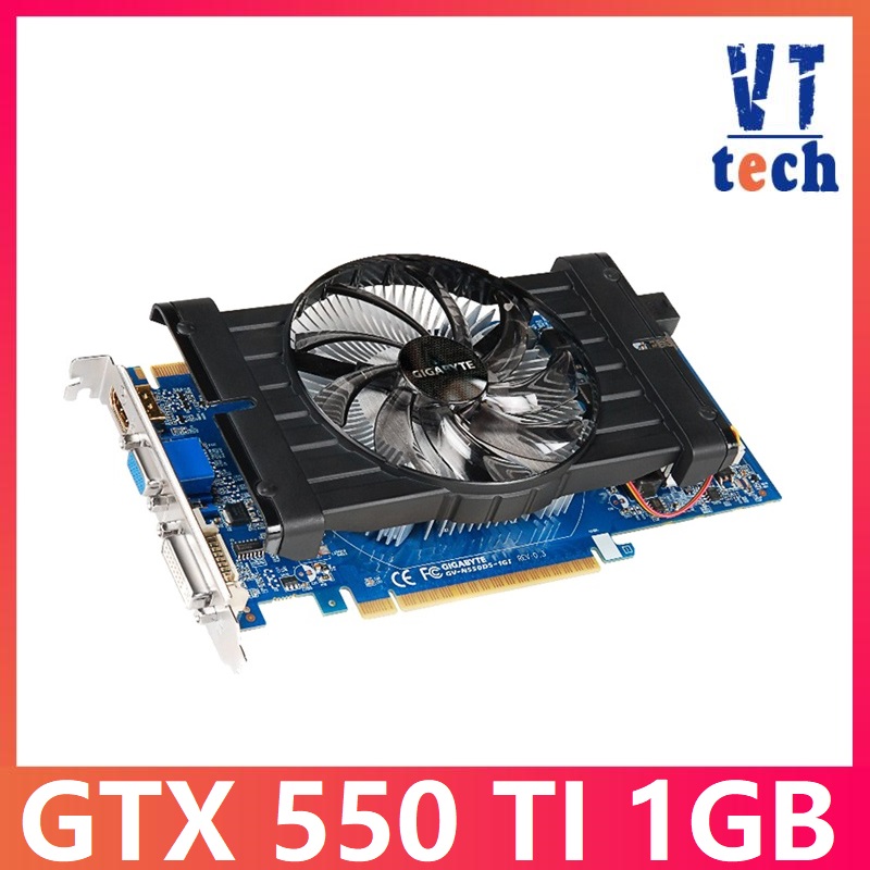 Thẻ Video GTX 550 Ti 1GB 192Bit GDDR5 đã qua sử dụng cho nVIDIA Geforce GTX 550Ti HDMI DVI Thẻ VGA đ