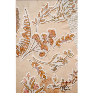 STICKER CỎ DẠI GIẤY MATTE- bộ sticker 60 miếng