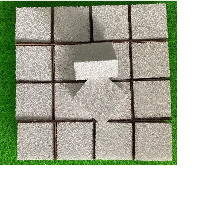 Sứ vuông, sứ tàu hũ, vật liệu lọc sứ lọc cao cấp cho bể cá cảnh 10x10x5cm