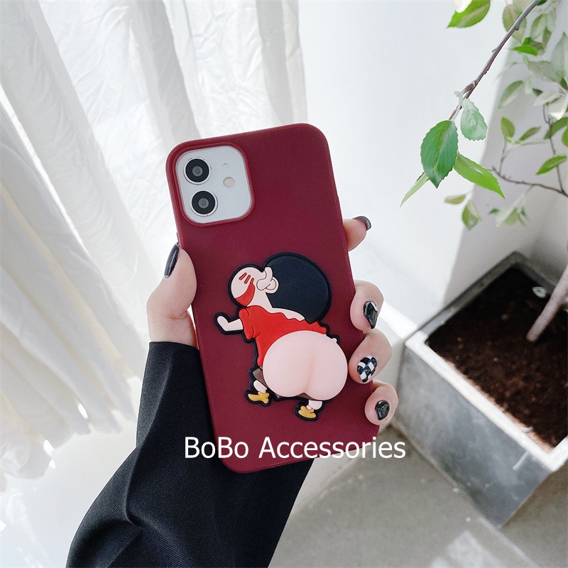 Ốp Điện Thoại TPU Mềm Hình Cậu Bé Bút Chì Cho Realme C35 6 5 7 Pro 8 7i C12