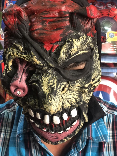 Mặt nạ ma bằng da cho lễ hội haloween