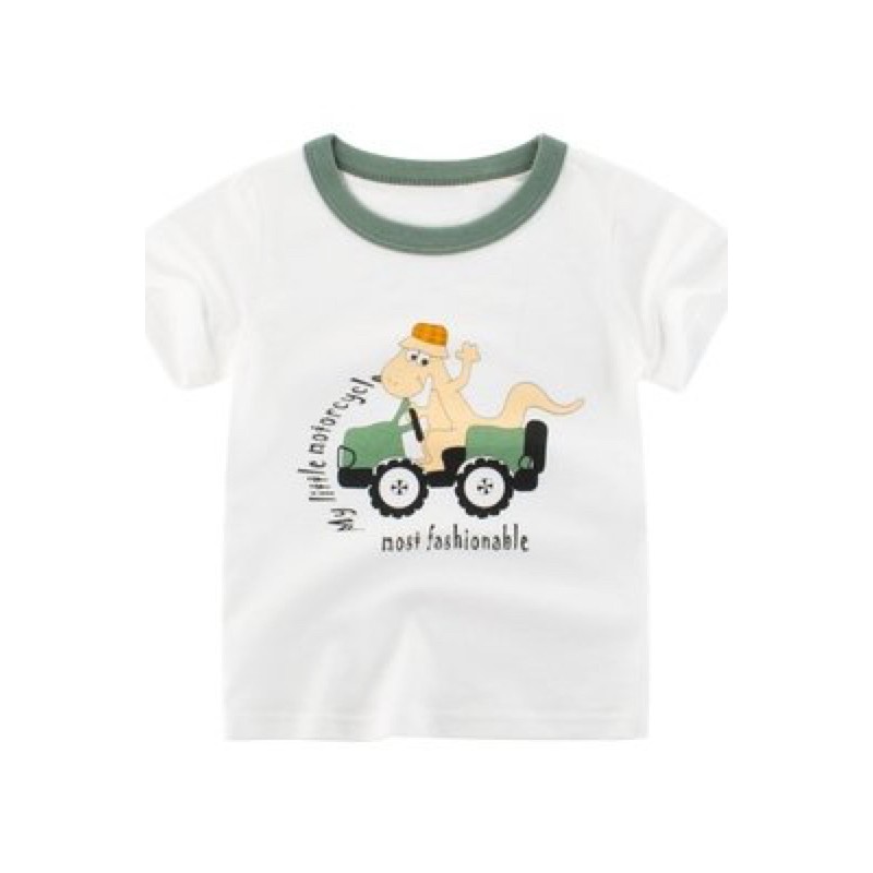 Áo bé trai 27KIDS áo cộc tay thun cho bé [MẪU MỚI 2021] in hình ngộ nghĩnh sắc nét chất cotton hàng xuất Âu Mỹ AO2