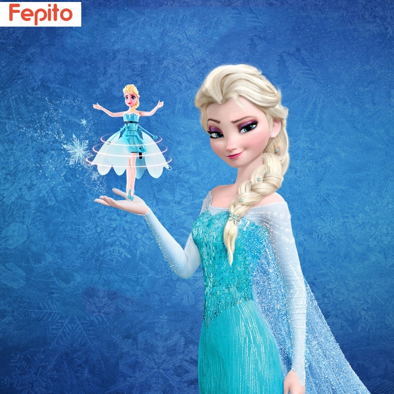 Đồ chơi bay cảm ứng bằng tay họa tiết công chúa Frozen có phát sáng độc đáo