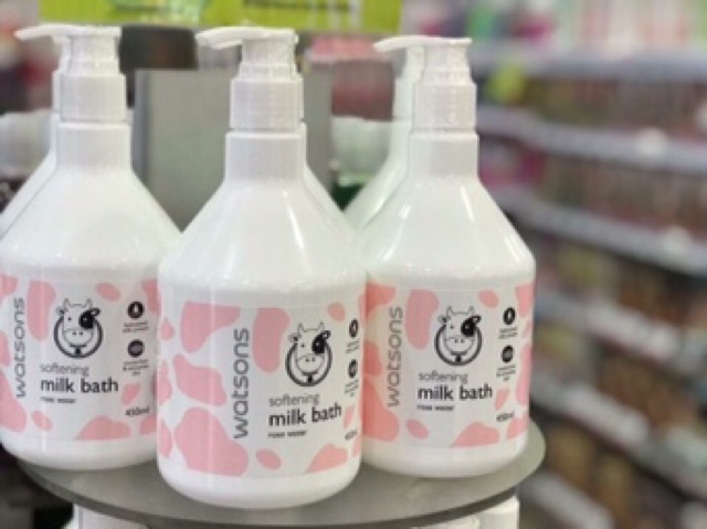 SỮA TẮM BÒ WATSONS MILK BATH THAILAND 450ML