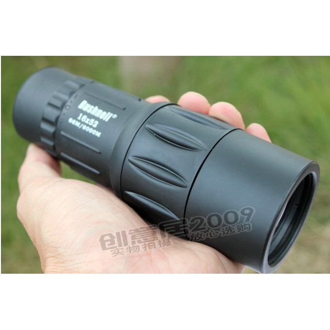 Ống nhòm cao cấp 01 mắt Bushnell 16x52 + Tặng kèm giá kẹp điện thoại với ống nhòm