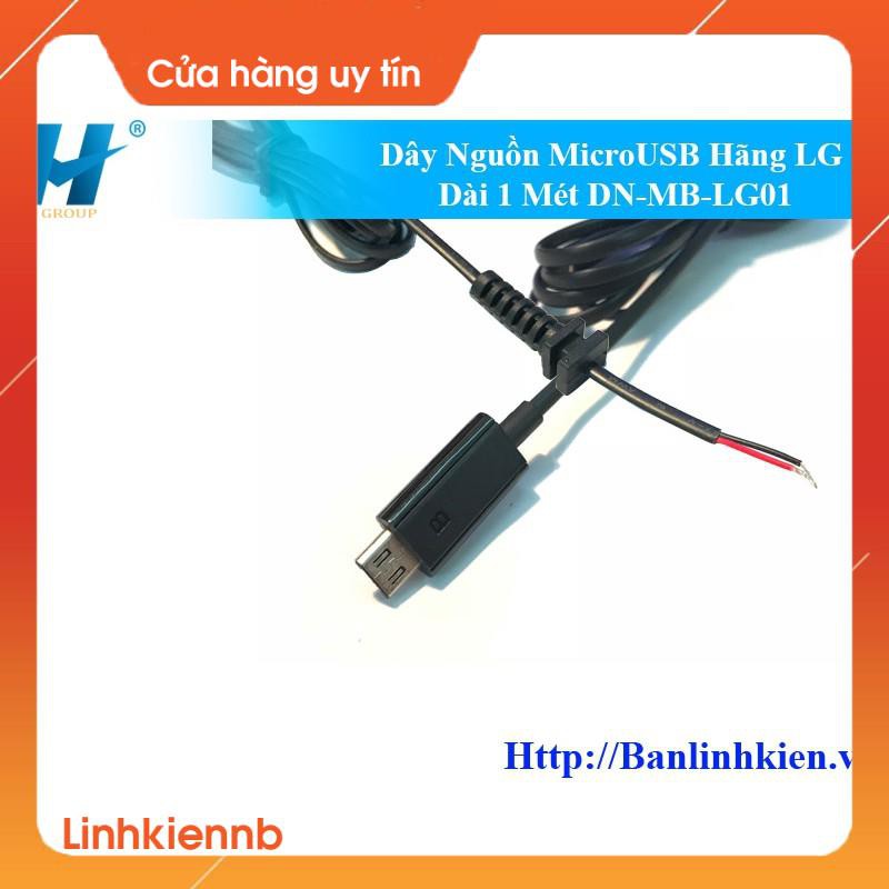 Dây Nguồn MicroUSB Hãng LG Dài 1 Mét DN-MB-LG01