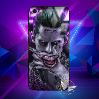 Ốp lưng kính cường lực iPhone 6, iPhone 6 Plus, iPhone 7, iPhone 8 hình Joker