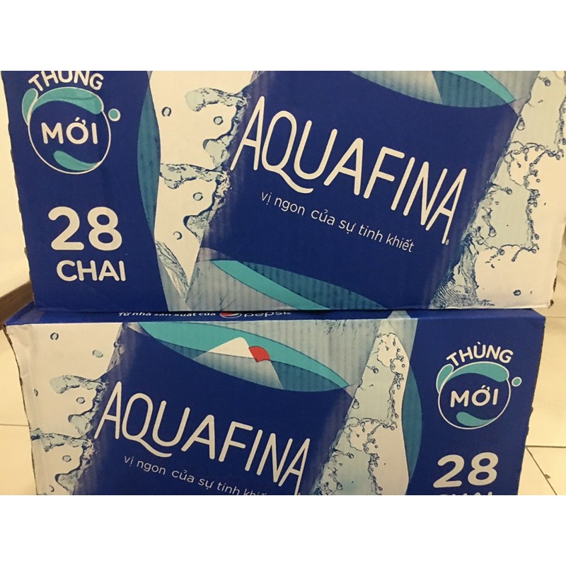 Nước uống tinh khiết aquafina 500 ml thùng 28 chai
