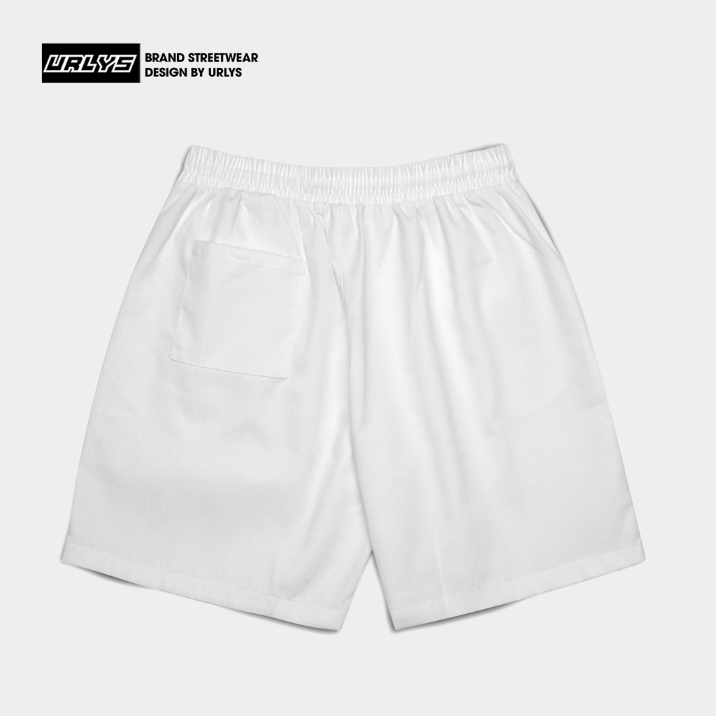 Quần short kaki nam nữ URLYS mềm mịn quần sóoc ngắn màu trắng unisex trẻ trung sooc nam cao cấp