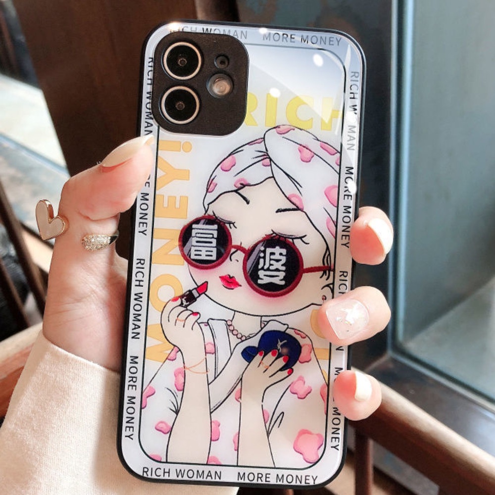 Ốp điện thoại thiết kế đáng yêu thích hợp cho IPHONE 12 13 11 PRO MAX X XS MAX XR 7 8 PLUS