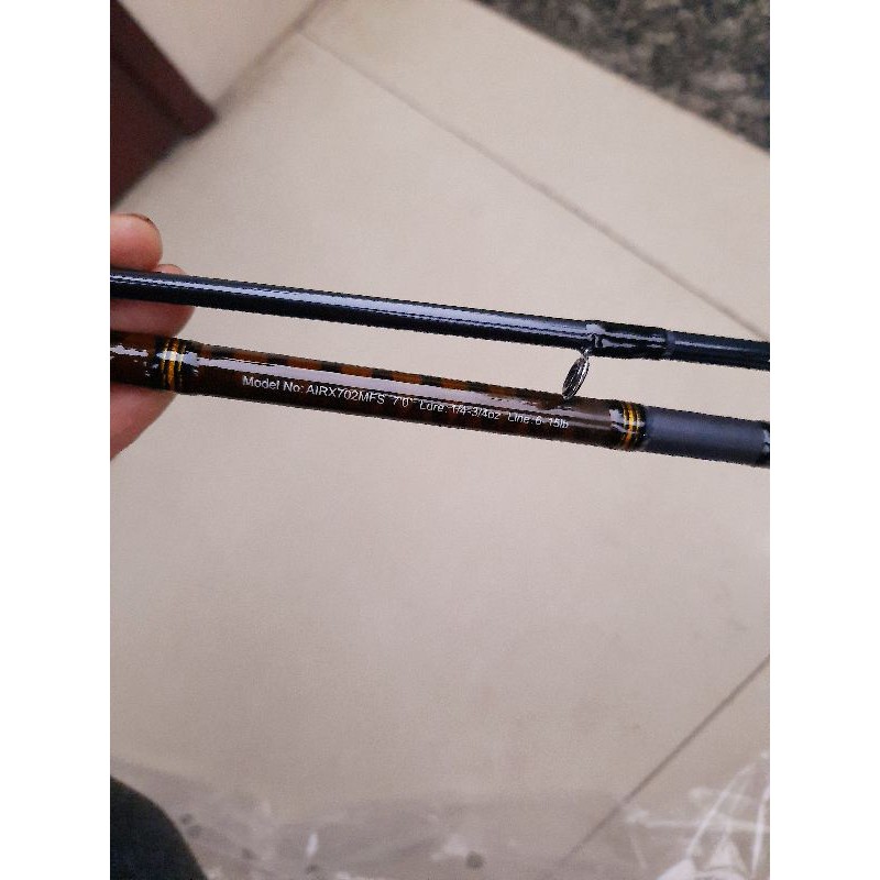 Cần Lure Daiwa 2 khúc AIRX Chính Hãng 1m98 - 2m1