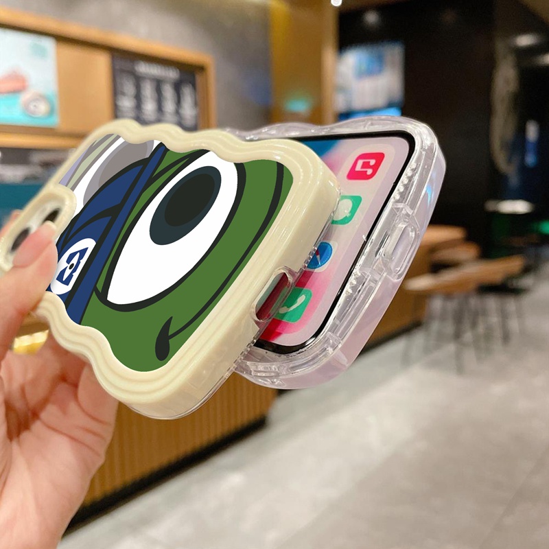 Suntaiho Ốp lưng iphone Ốp điện thoại mềm trong suốt in hình quái vật thích hợp cho iPhone 11 Pro 13 12 Pro Max X XS Max XR 7 8 Plus