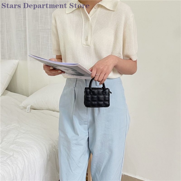 Túi đeo chéo vuông nhỏ xinh xắn phong cách Hàn Quốc dành cho nữ