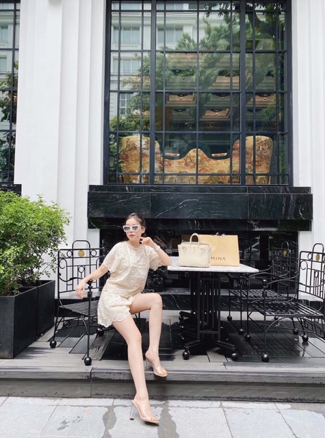 Guốc quai trong gót trong zara fullbox