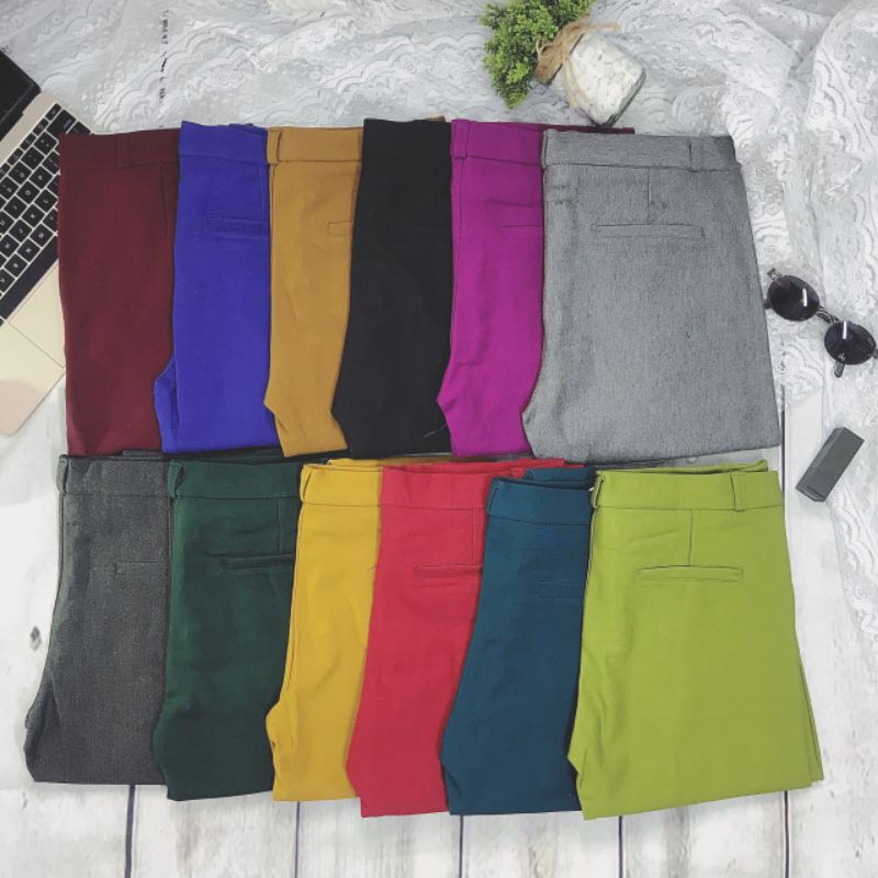 Quần cotton Hàn Quốc co giãn 4 chiều