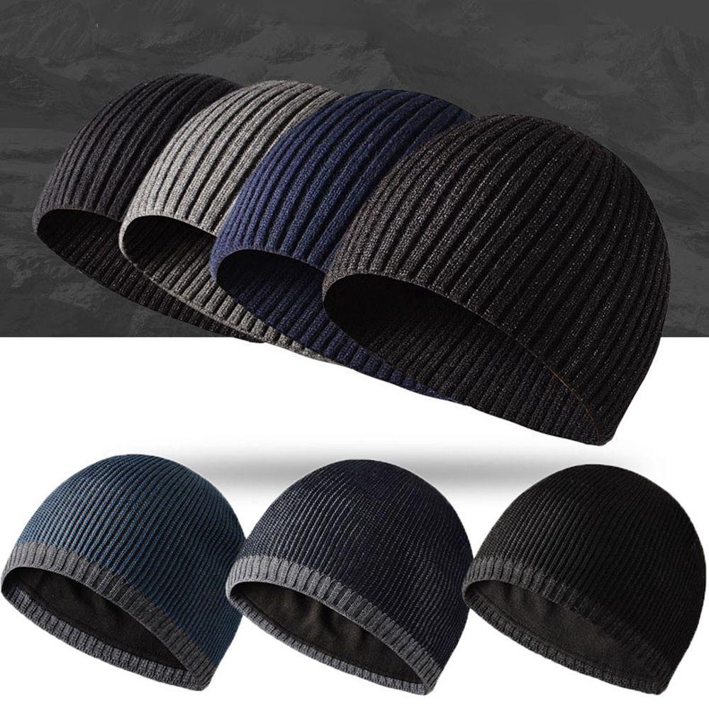 MUVAKO Mũ Beanie Đan Len 9 Kiểu Màu Trơn Dễ Thương Cho Bạn Gái