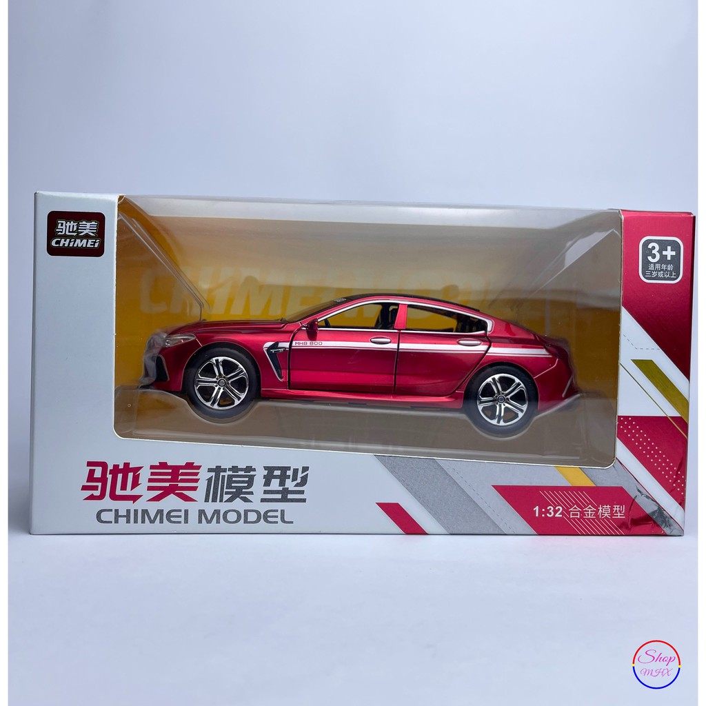 Xe đồ chơi mô hình sắt BMW MH800 TẶNG KÈM BIỂN SỐ tỉ lệ 1:32 hãng Chimei