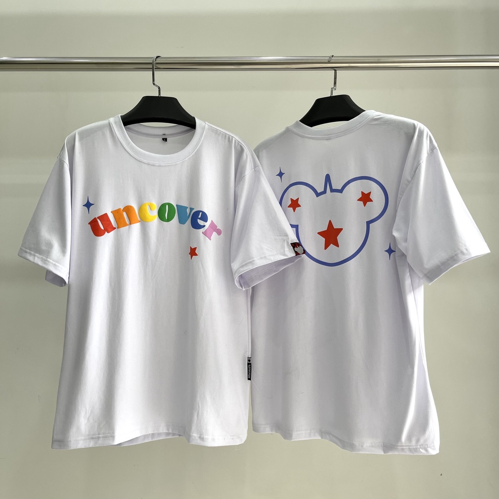 Áo thun uncover sici tee V3 áo thun tay lỡ nam nữ UNCOVER full tag nam nữ - Gin Store