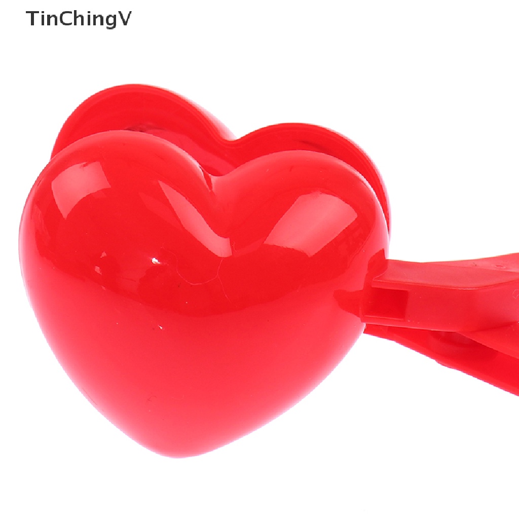 Khuôn Kẹp Làm Quả Cầu Tuyết Hình Trái Tim Dành Cho Trẻ Em