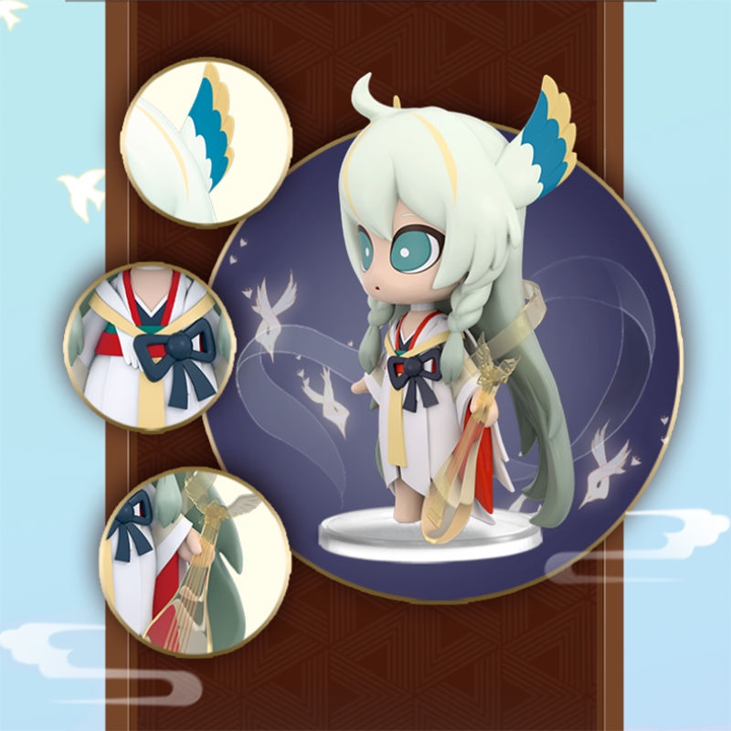 Hộp mù Onmyoji kép kim cương Audi Quả trứng hộp khó nhằn của thế giới-Bộ trang trí làm bằng tay phiên bản Q thứ ba Tinh tế