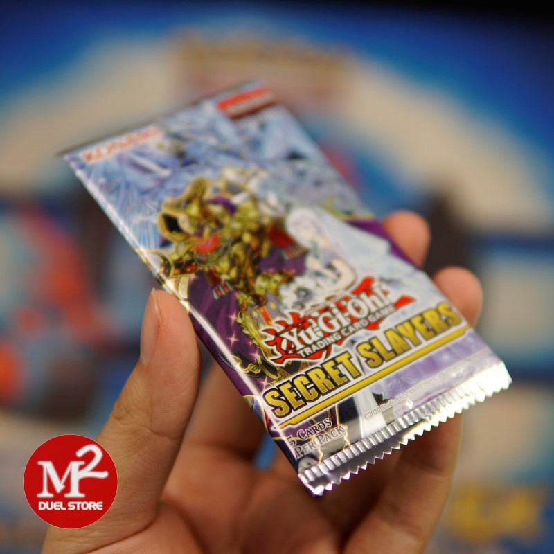 Túi thẻ bài yugioh Secret Slayers Booster pack - 5 lá bài - Hàng chính hãng phân phối bởi M2 DUEL Store