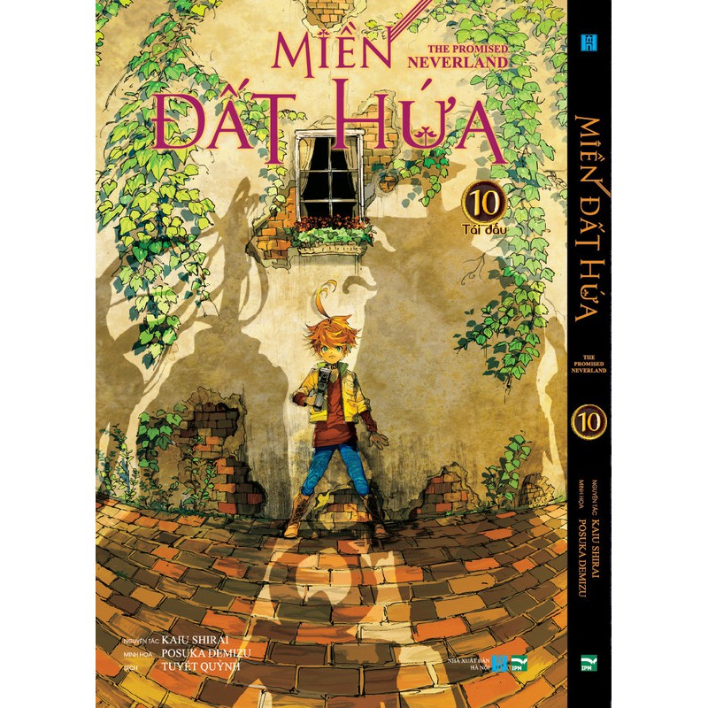 Sách - Miền Đất Hứa - The Promised Neverland - Tập 10 [Bìa Đen] - Tặng 1 Postcard nhựa in màu [số lượng có hạn] | BigBuy360 - bigbuy360.vn